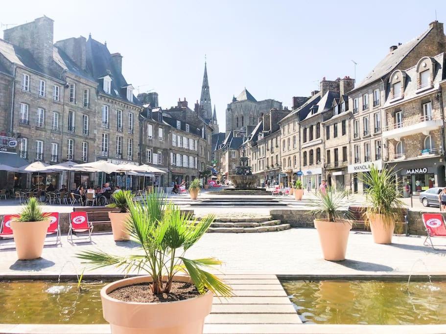 Nouveau ** Le Raffine Au Coeur De Guingamp ** Parking ภายนอก รูปภาพ